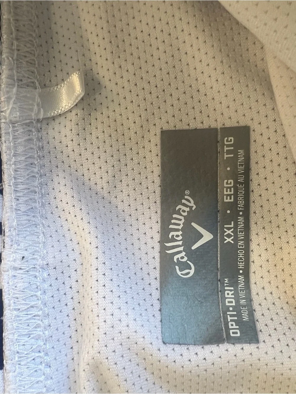 Callaway White A-Line Skort with Navy & Green Floral Print